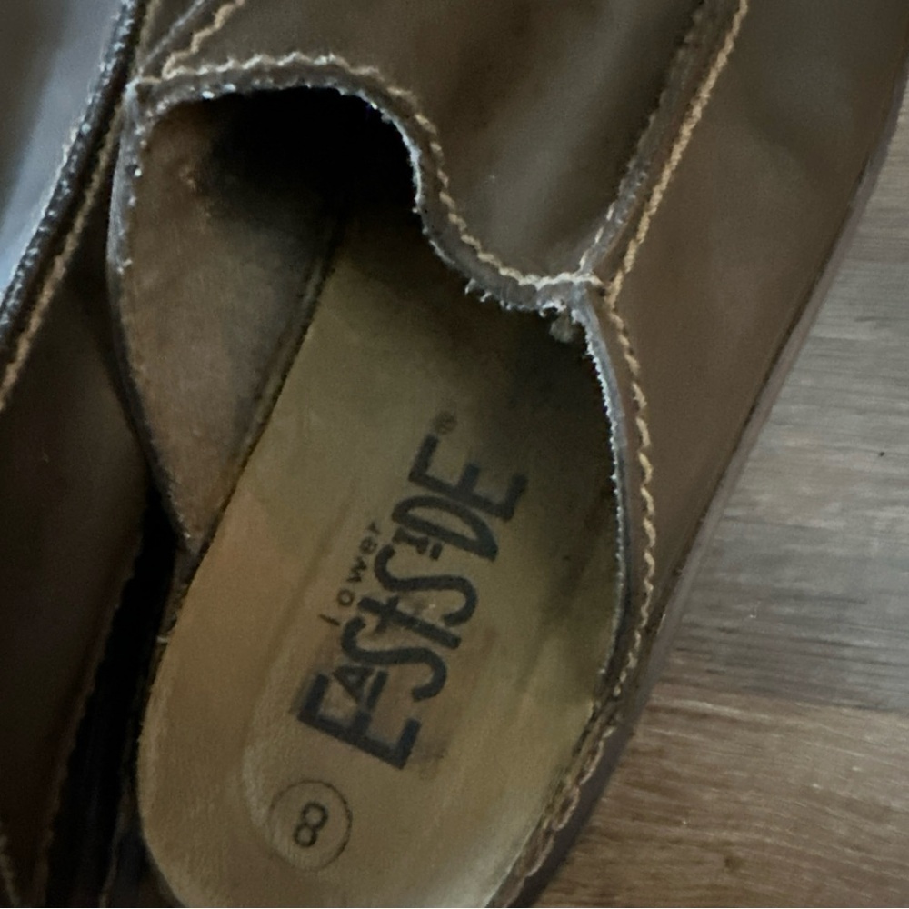 YTK LOWER EAST SIDE Brown leather Slip-On Shoes - Picture 4 of 16